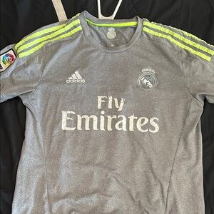 Adidas Kids Gray Real Madrid Shirt